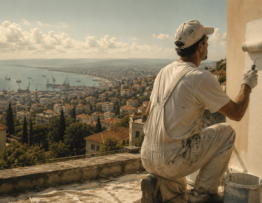 צביעת בתים בחיפה: מדריך מחירים ובחירת קבלן